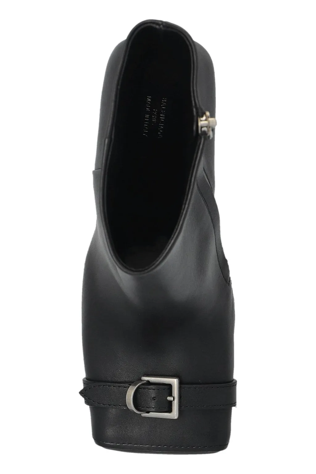 Buckle Detailed Square-Toe Boots
