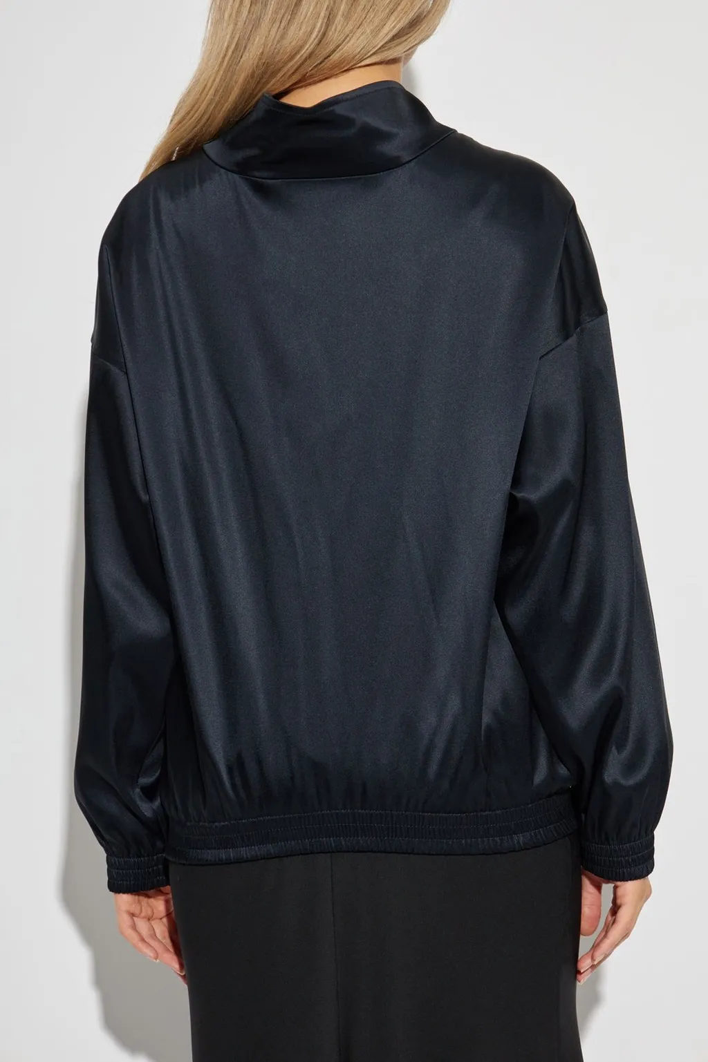 Zip-Up Stand Up Collared Jacket
