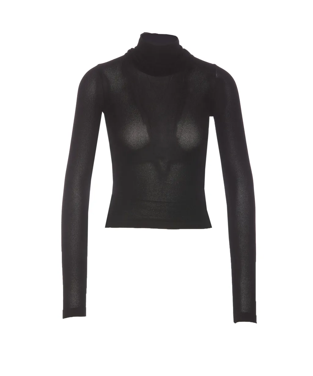 Bb Garderobe Fitted Turtleneck Sweater