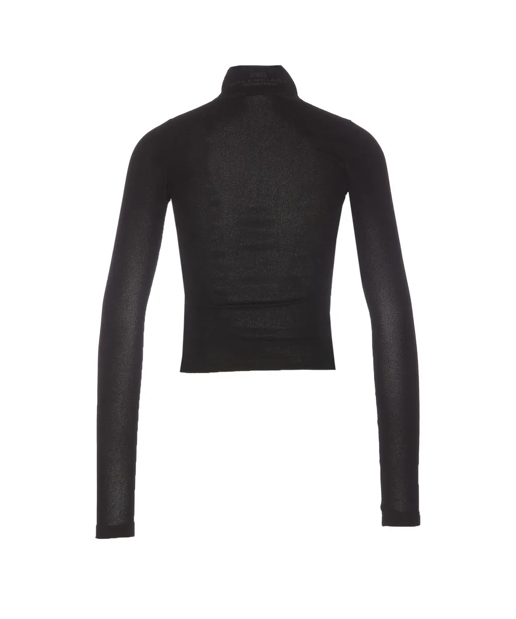 Bb Garderobe Fitted Turtleneck Sweater