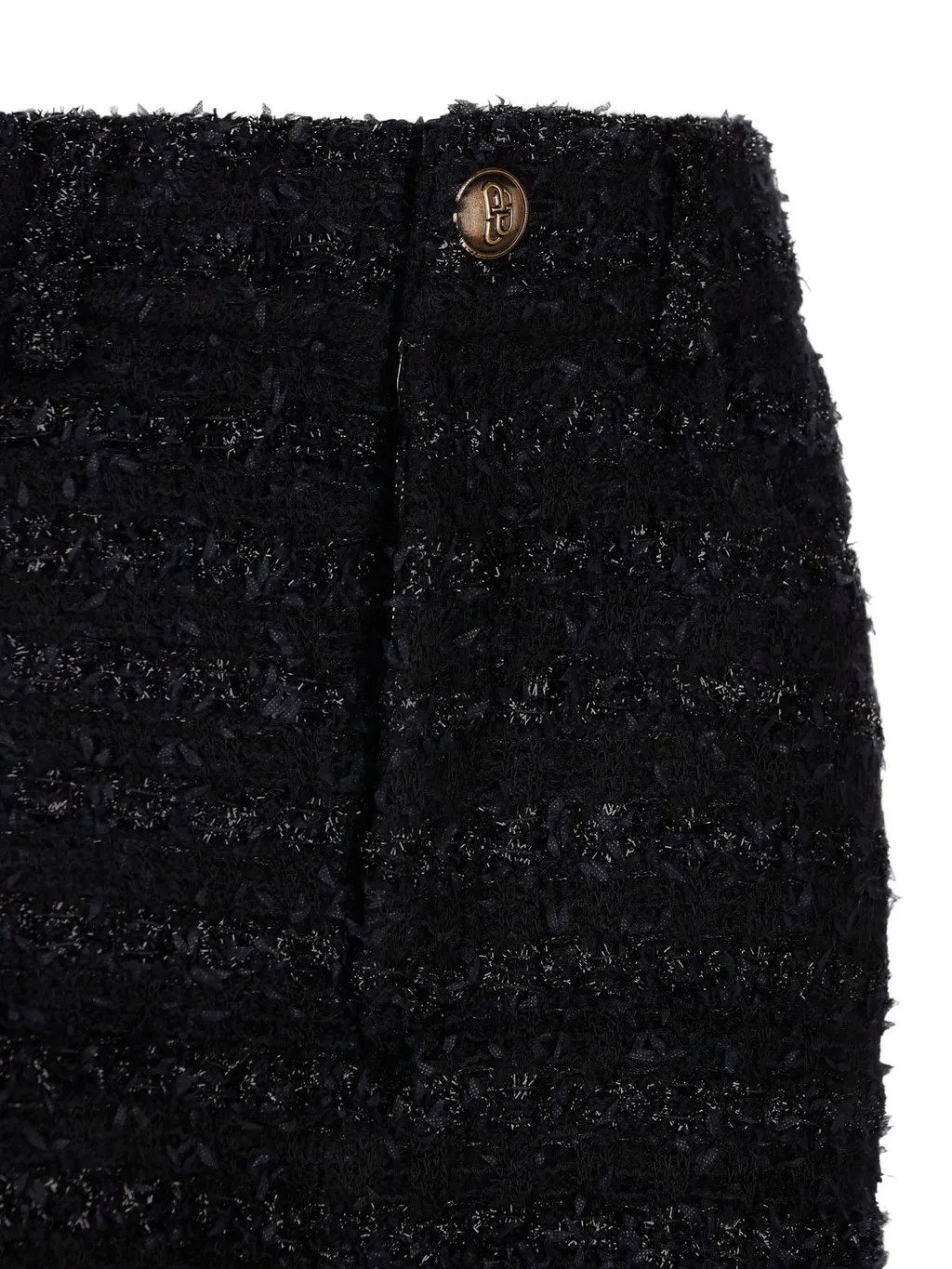 Tweed Metallic Thread Trousers