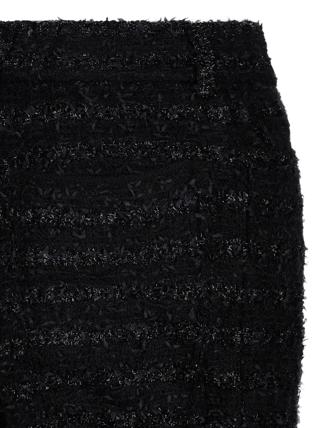 Tweed Metallic Thread Trousers