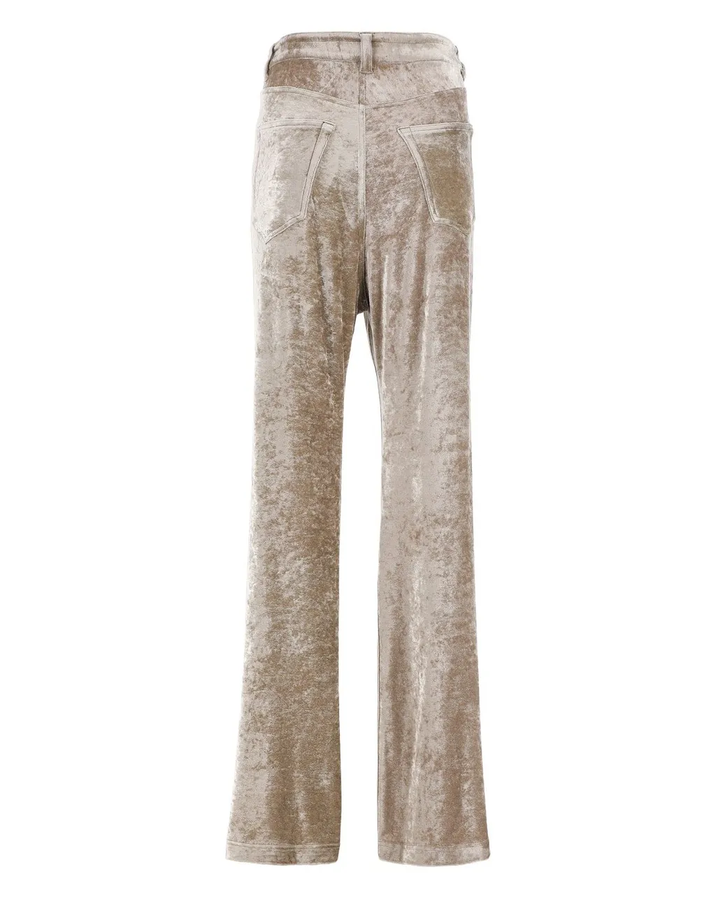 Wide-Leg Chenille Trousers