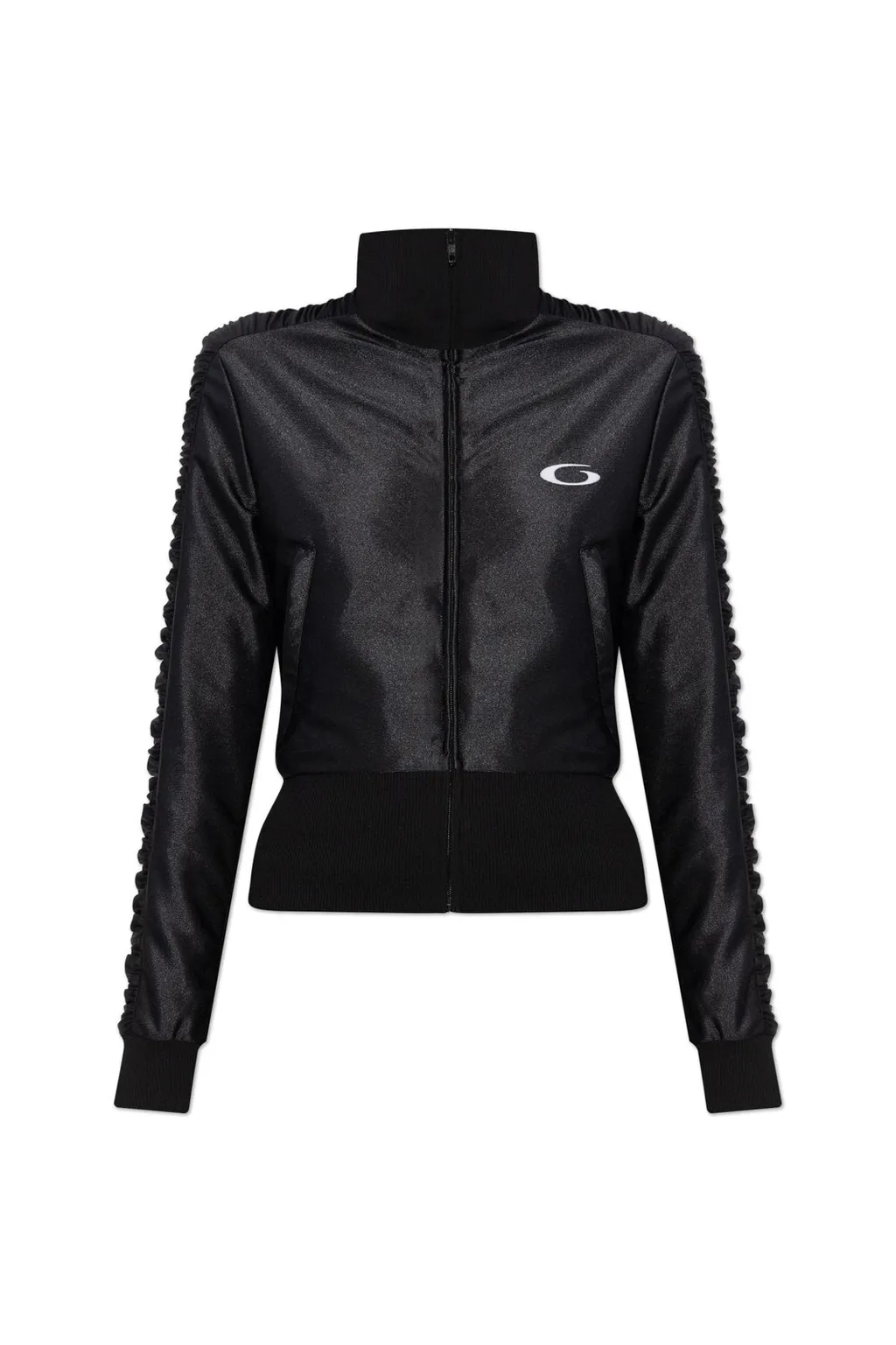 Logo Printed Zip-Up Sweatshirt