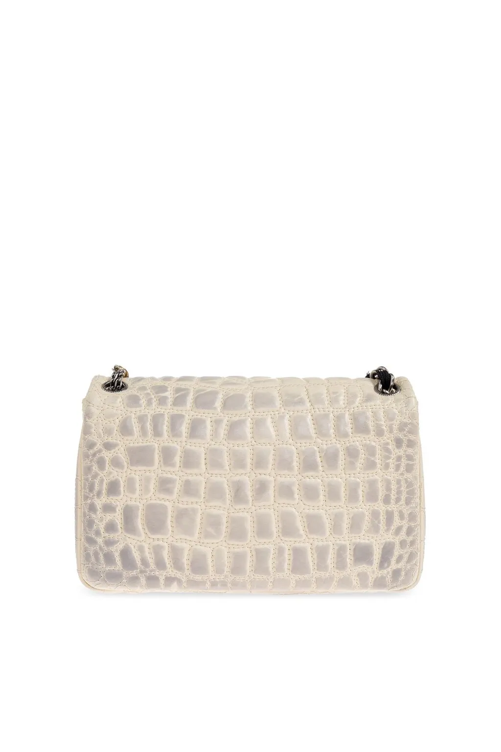 Clem Bow Embossed Small Shoulder Bag