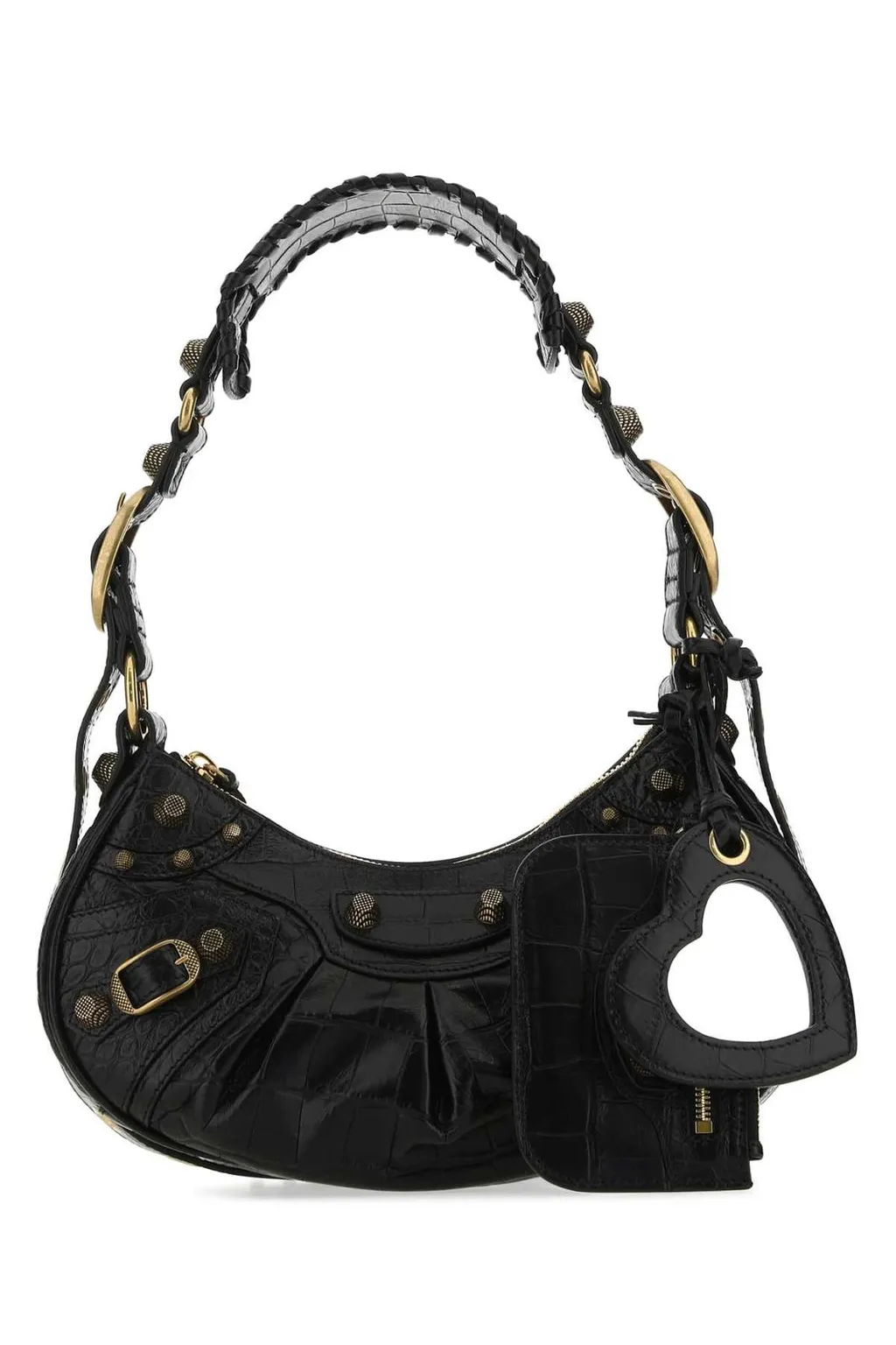 Cagole Embossed Shoulder Bag