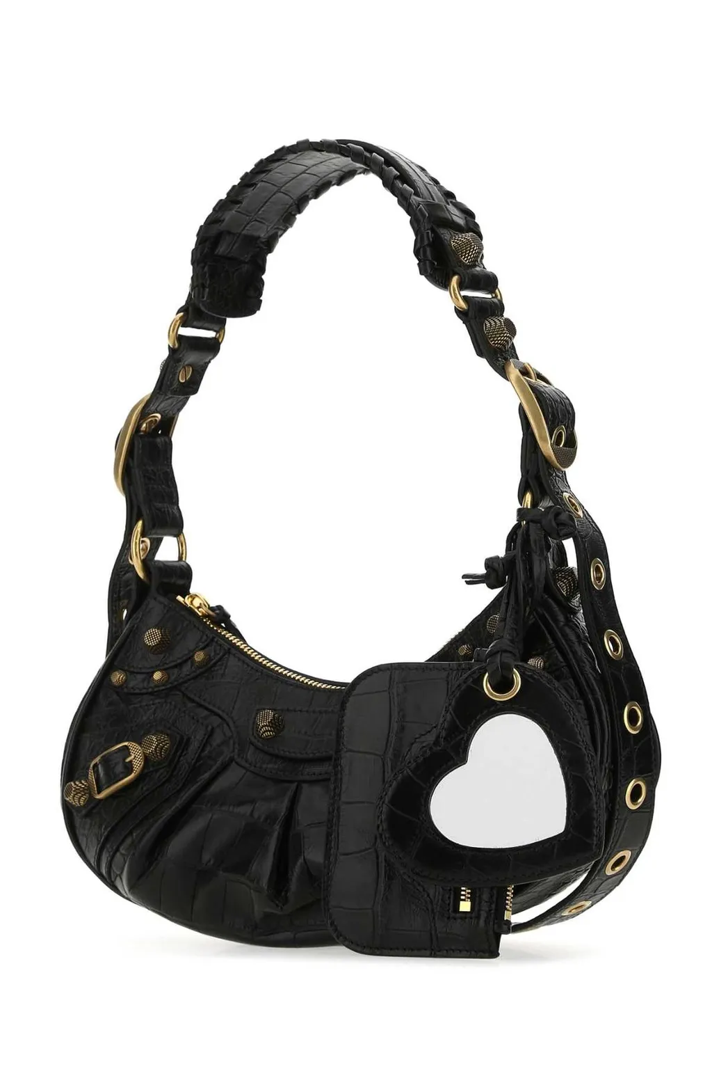Cagole Embossed Shoulder Bag