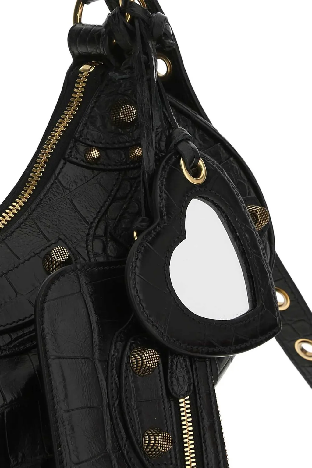 Cagole Embossed Shoulder Bag