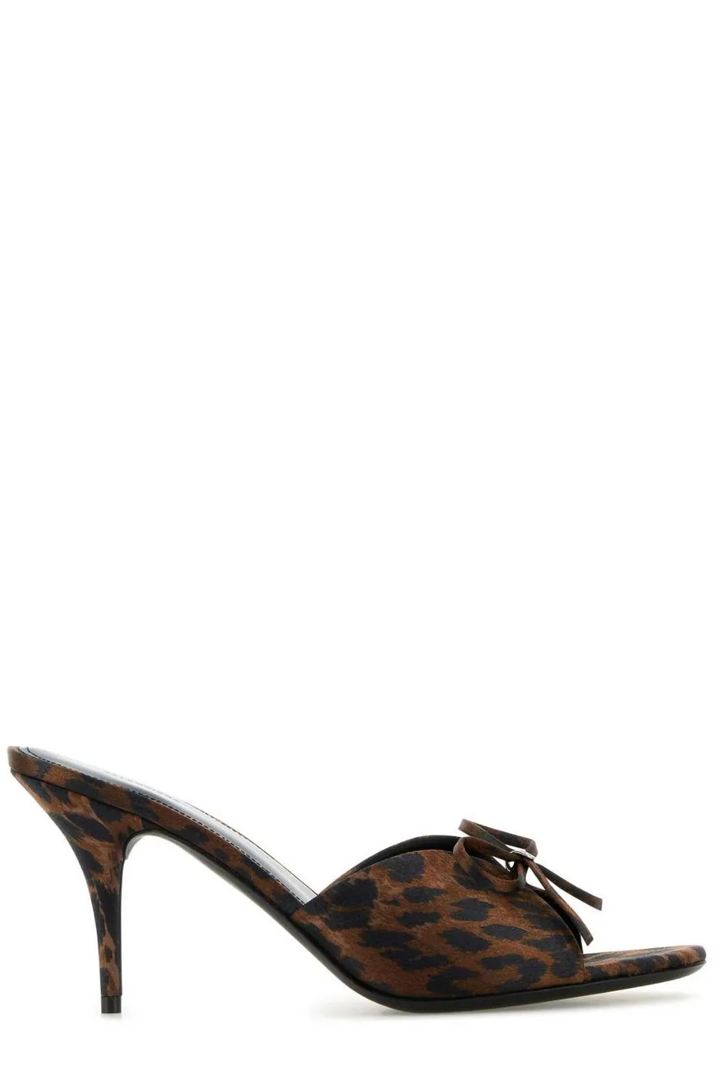 Leopard Printed Knife Mules