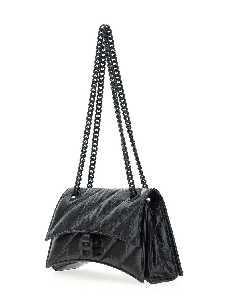 B Logo Quilted Small Shoulder Bag