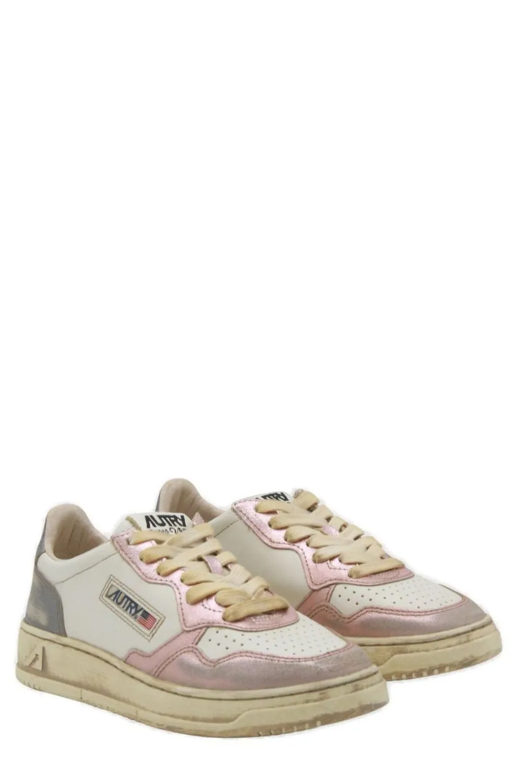 Medalist Lace-Up Sneakers