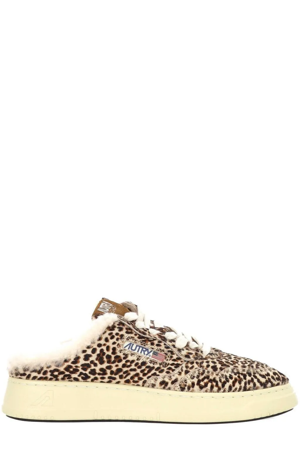 Medalist Leopard Print Low-Top Sneakers