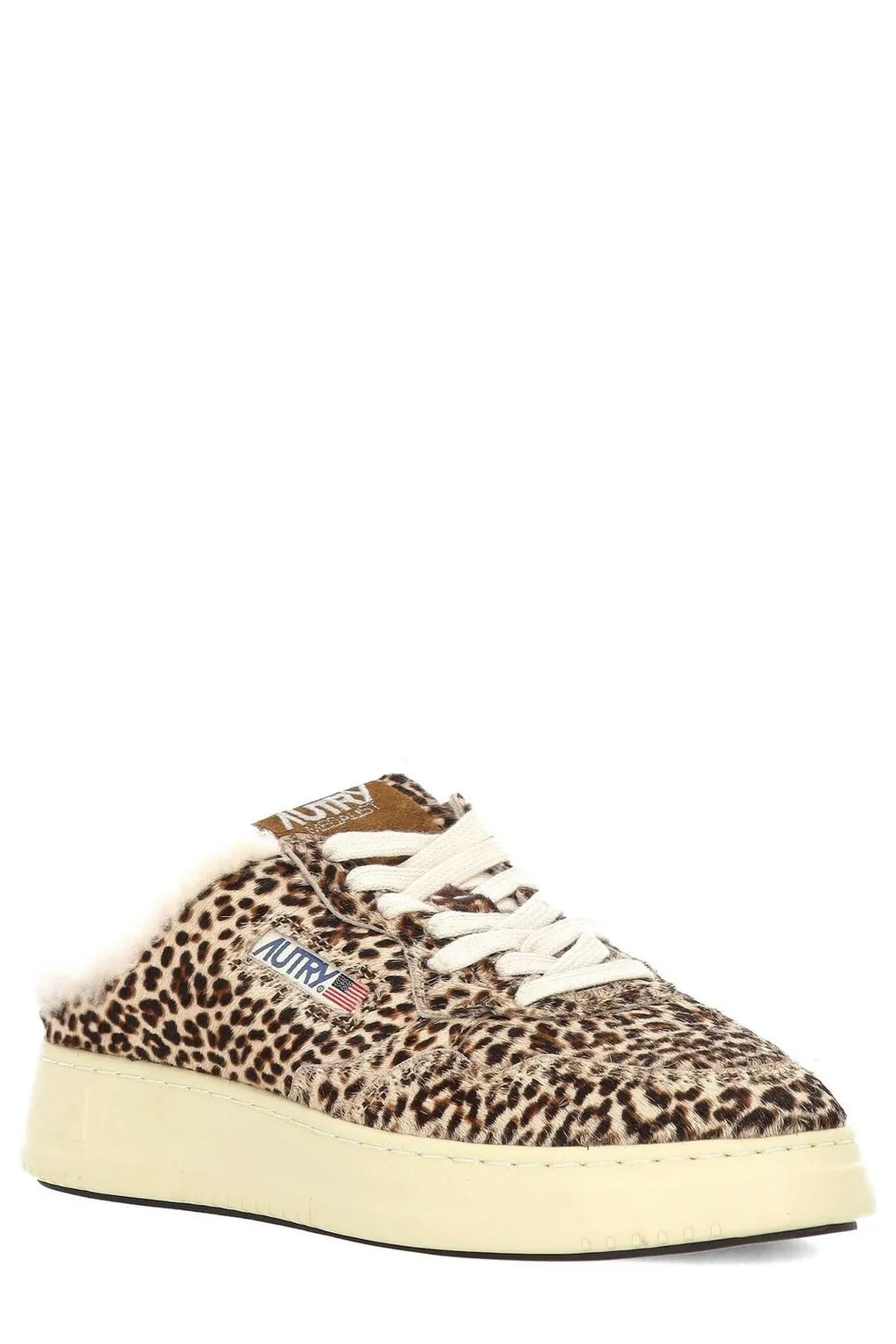 Medalist Leopard Print Low-Top Sneakers