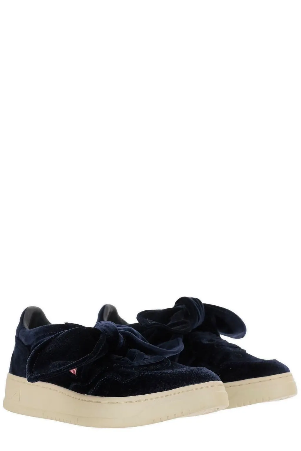 Velvet Bow Sneakers