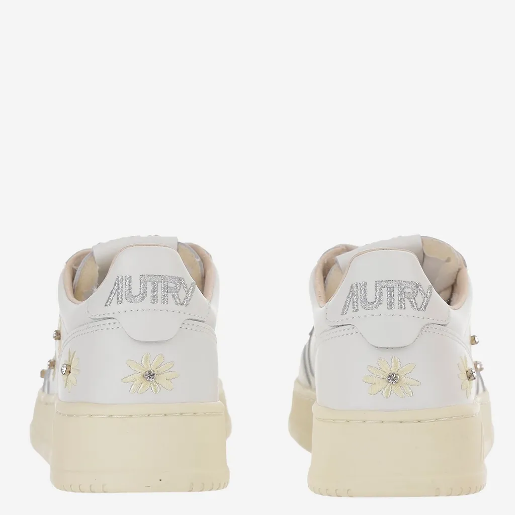 Floral Embroidered Sneakers