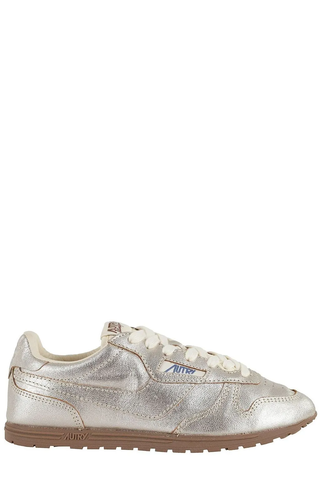 Metallic Low-Top Sneakers