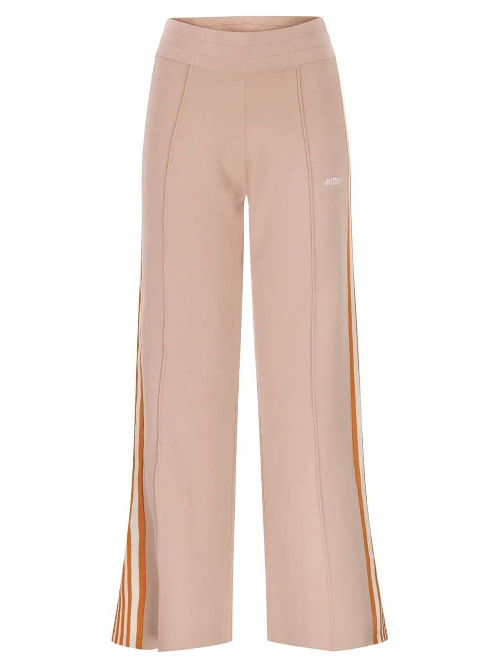 Striped Wide-Leg Track Pants