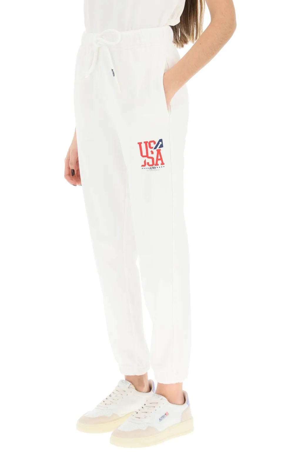 Logo Printed Drawstring Joggers