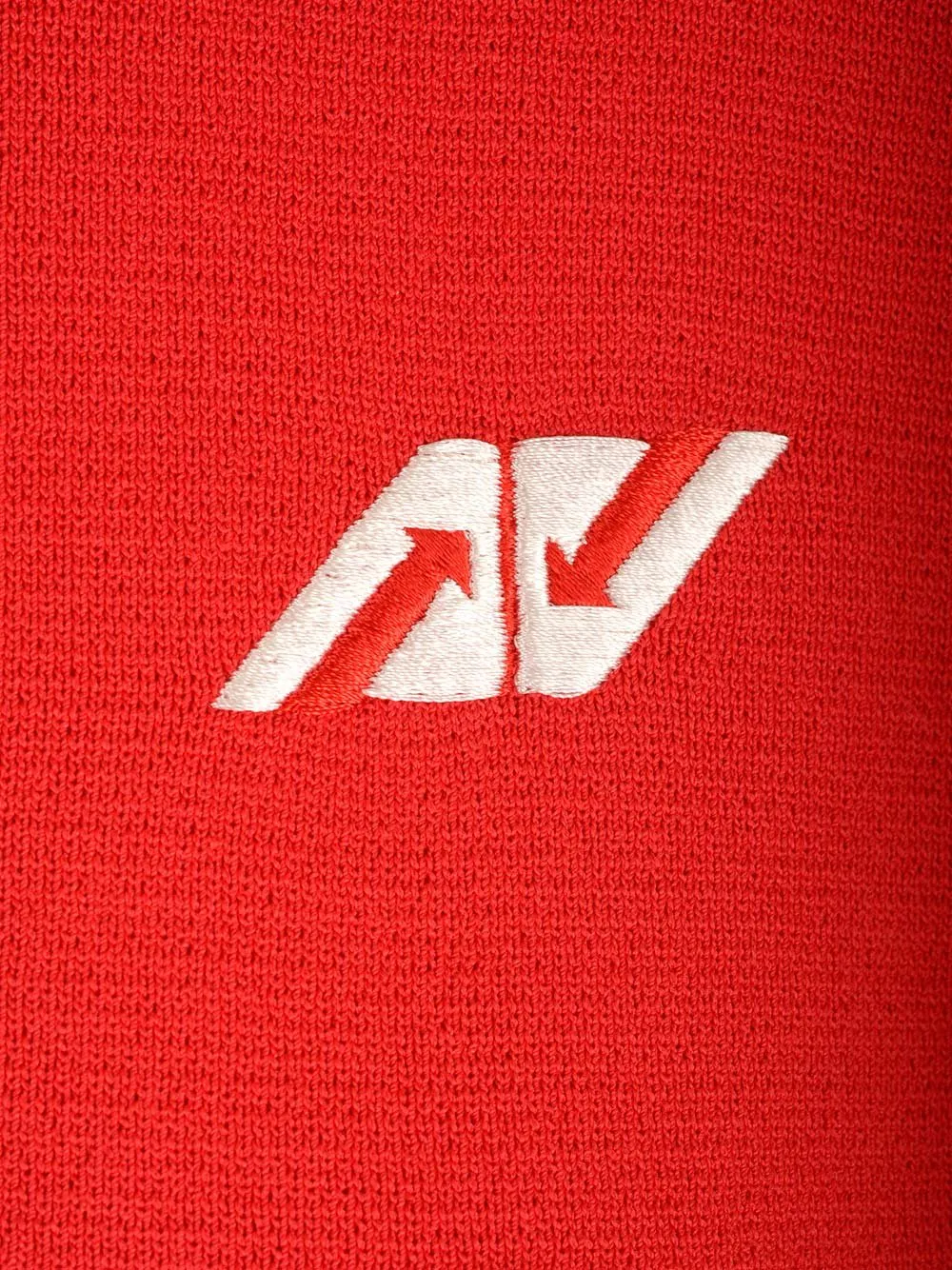 Logo Embroidered Crewneck Sleeveless Sweatshirt