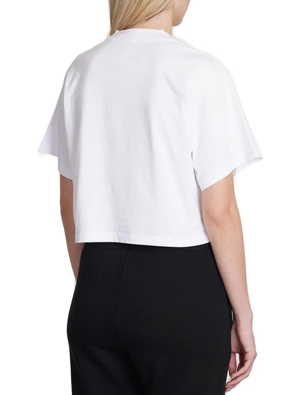 Logo-Printed Cropped T-Shirt