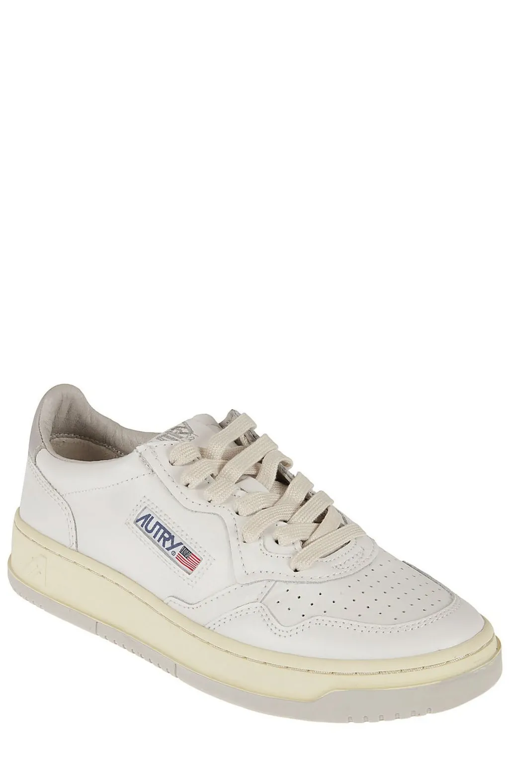 Logo-Patch Lace-Up Sneakers