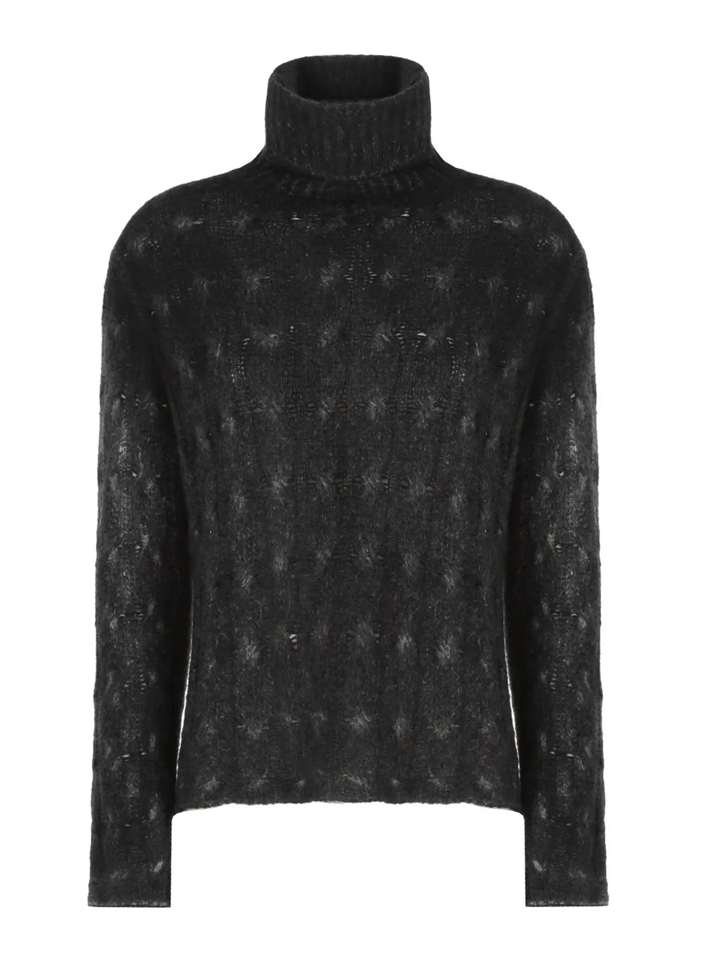 Woven High Neck Knitwear