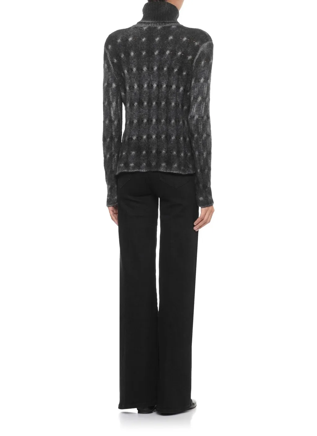 Woven High Neck Knitwear