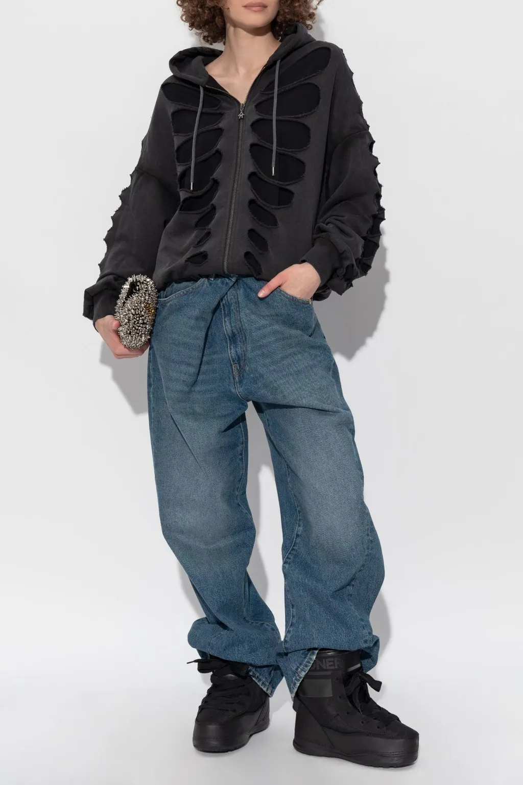 Cut-Out Sweatshirt