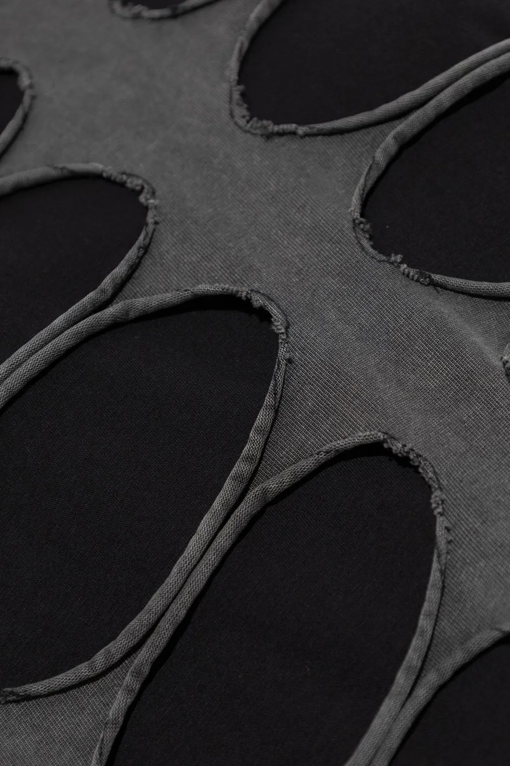 Cut-Out Hooded T-Shirt
