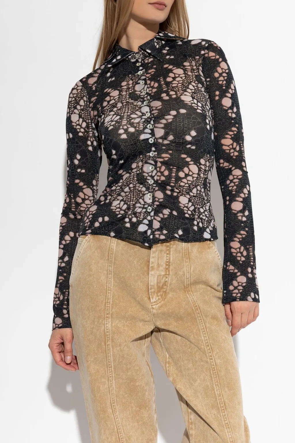 Lace Long Sleeve Top