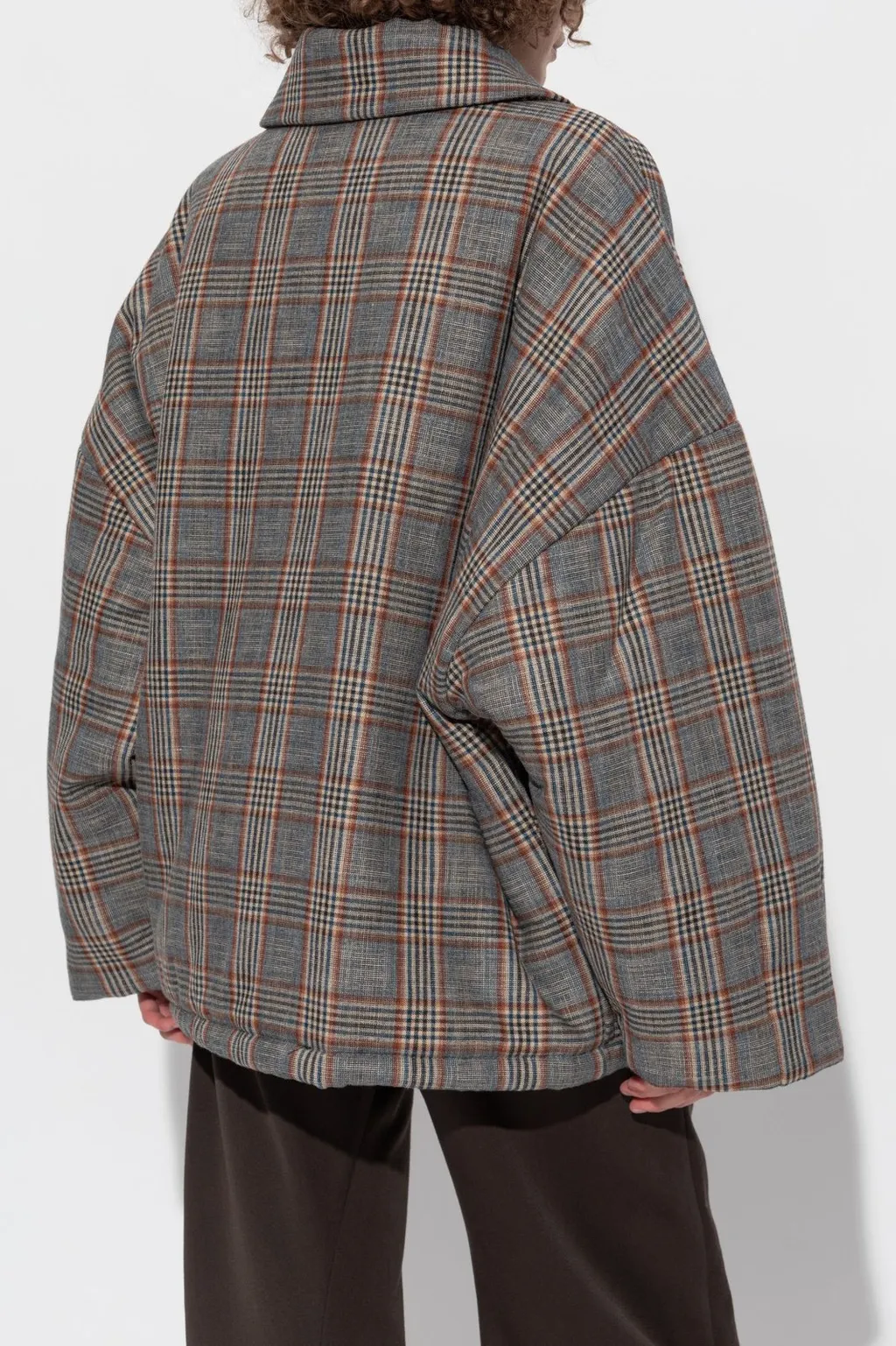 Checked Oversized Jacket