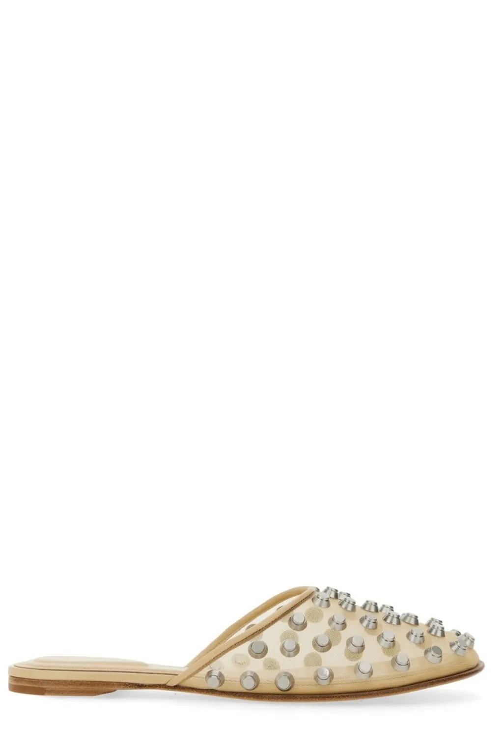 Stud Detailed Sheer Sandals