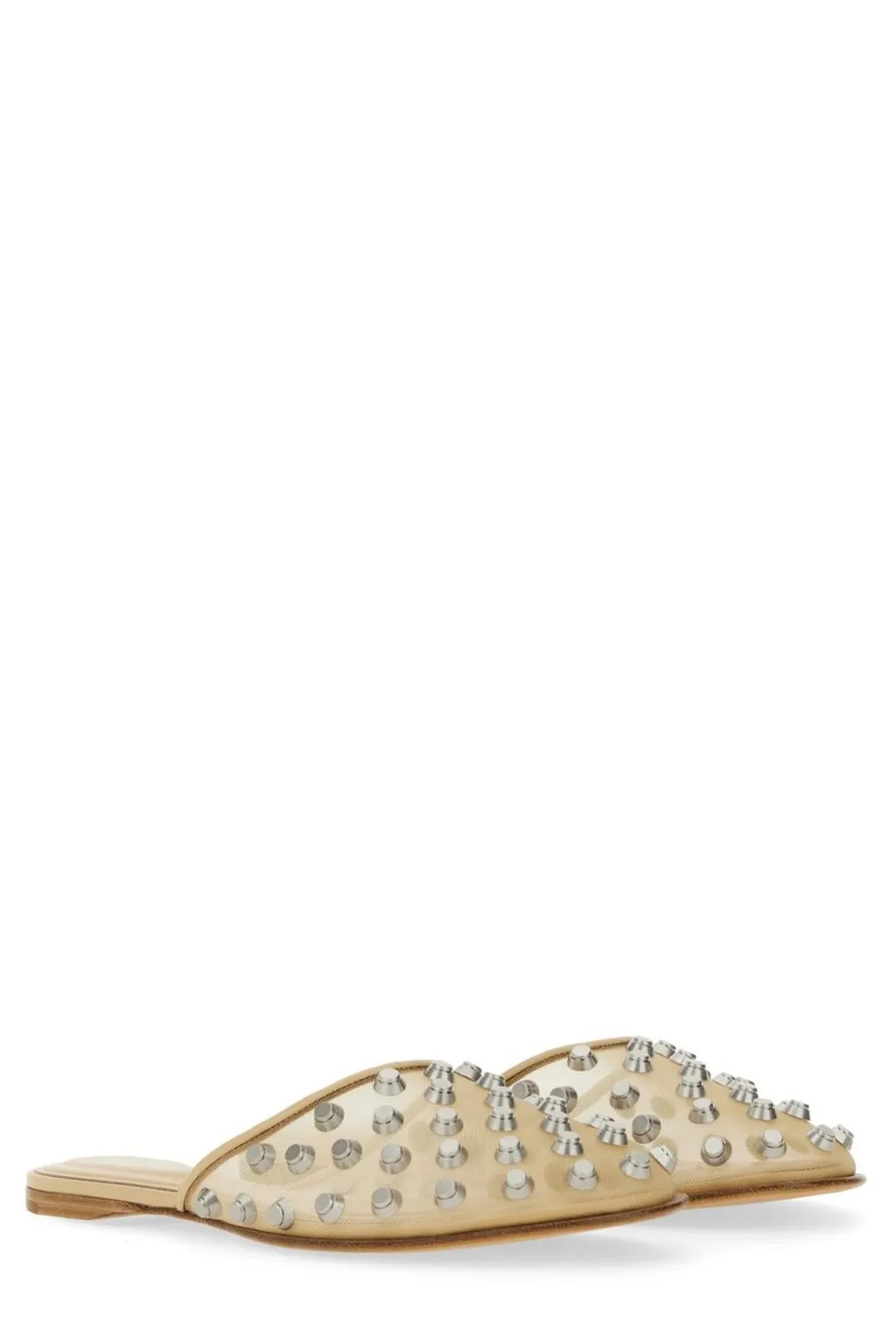 Stud Detailed Sheer Sandals
