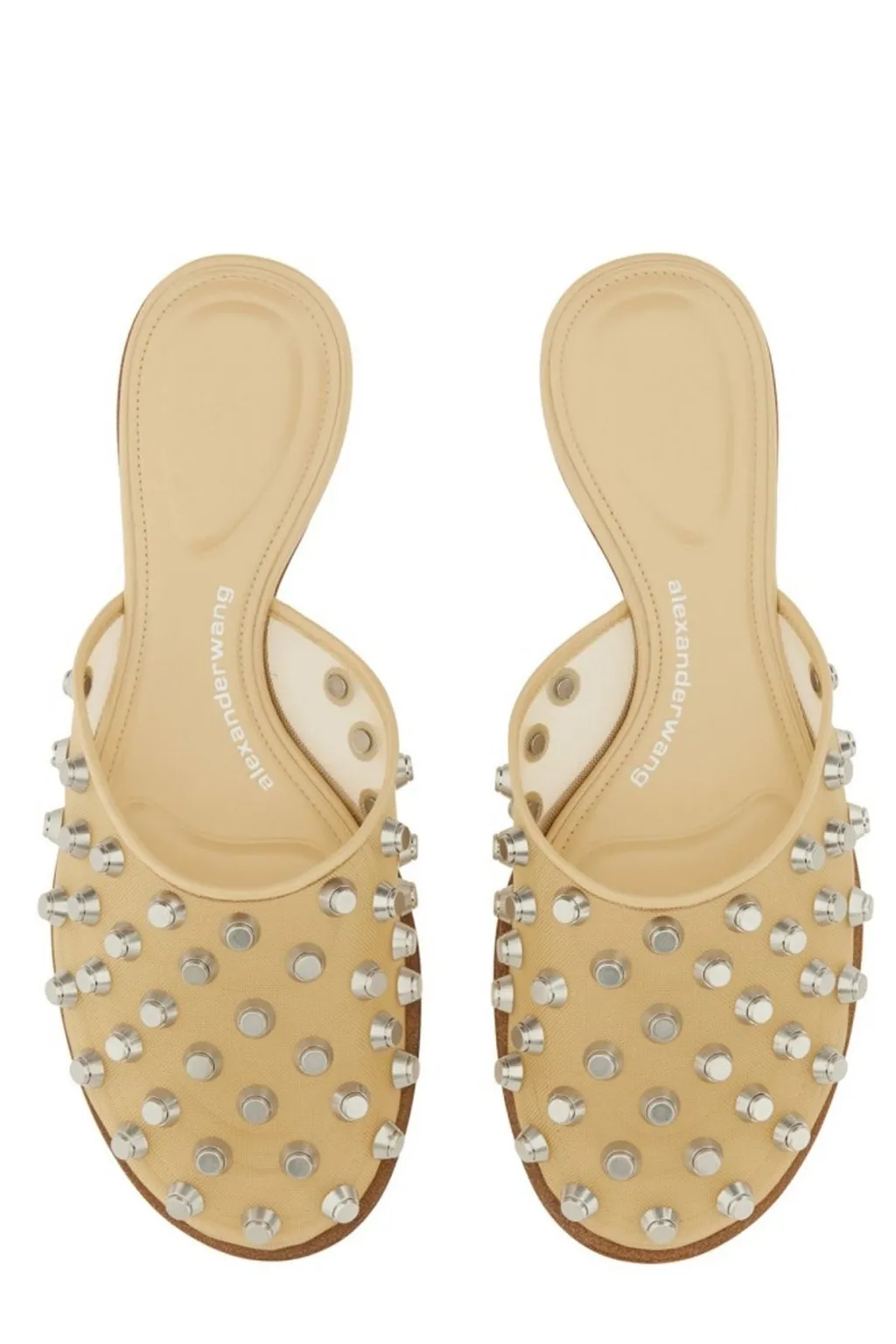 Stud Detailed Sheer Sandals