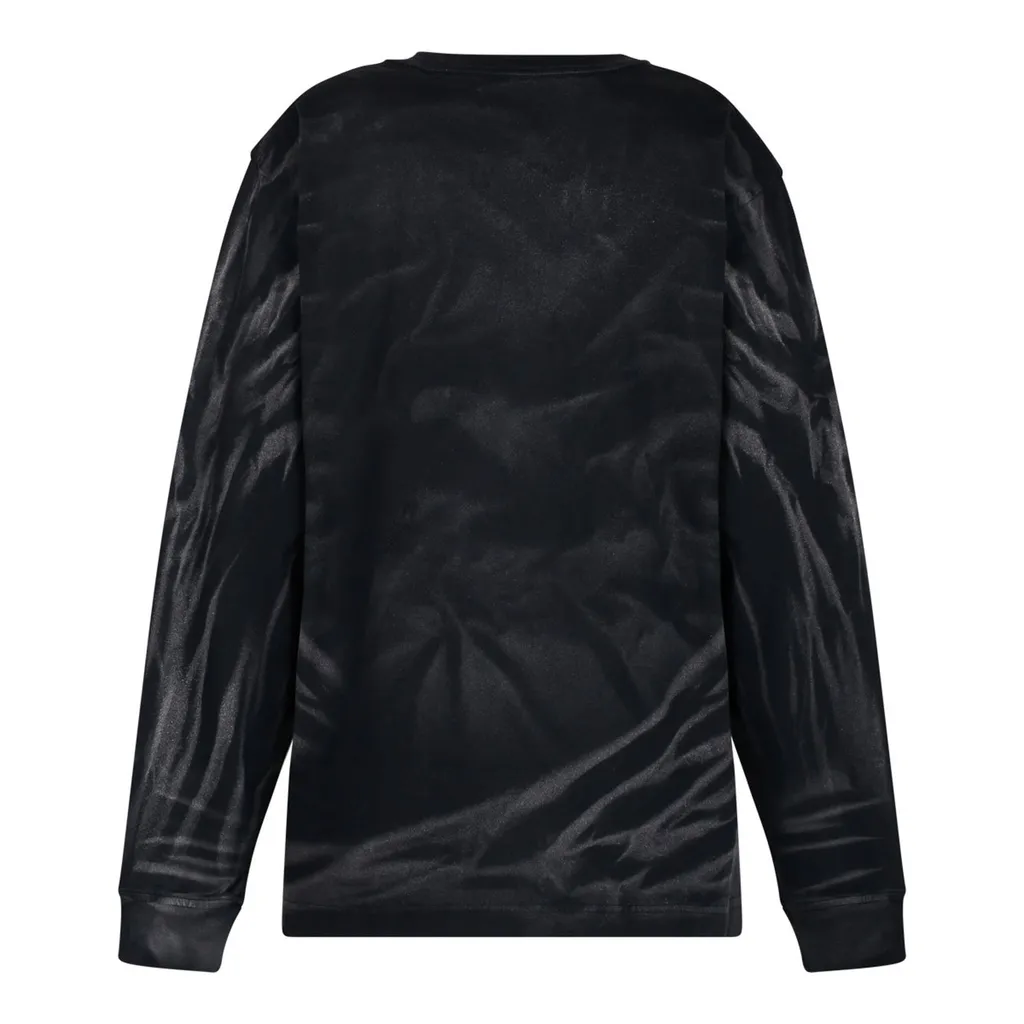 Crease Detailed Long-Sleeve T-Shirt