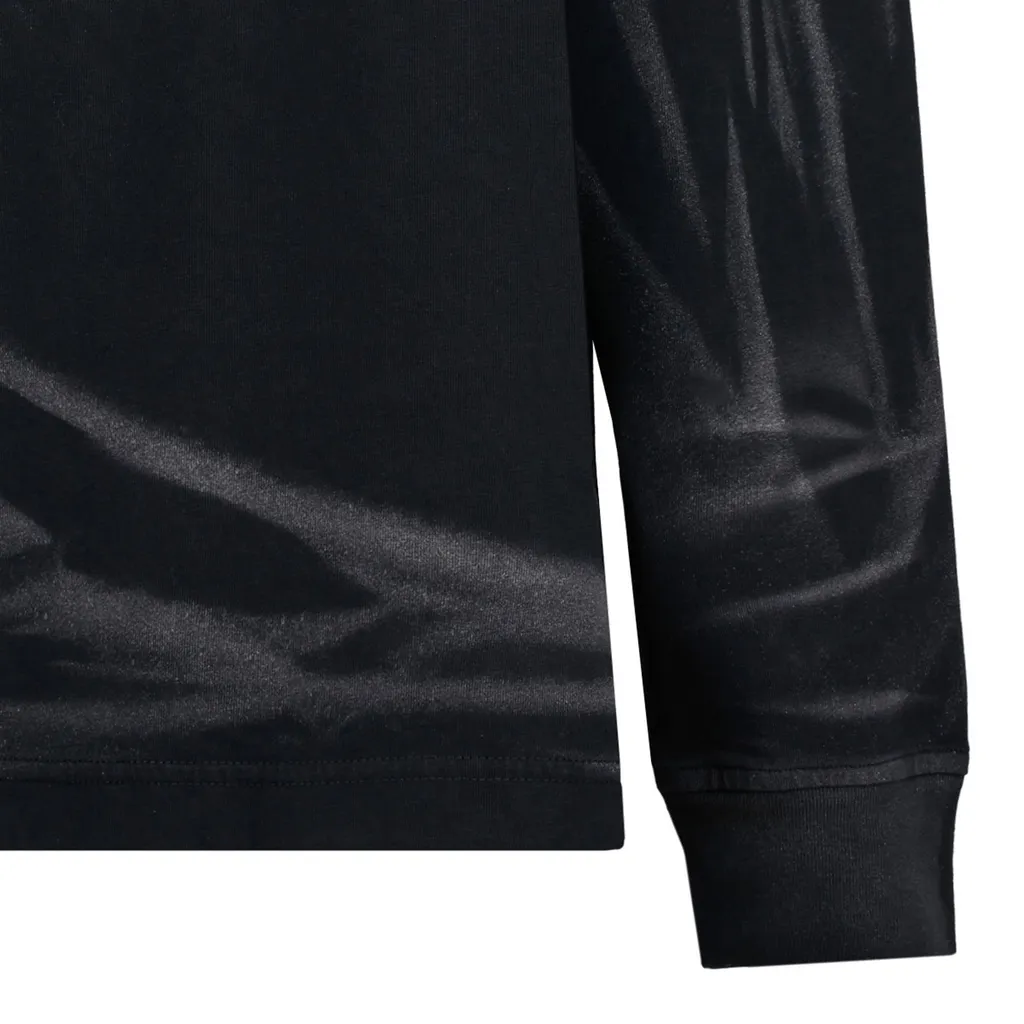 Crease Detailed Long-Sleeve T-Shirt