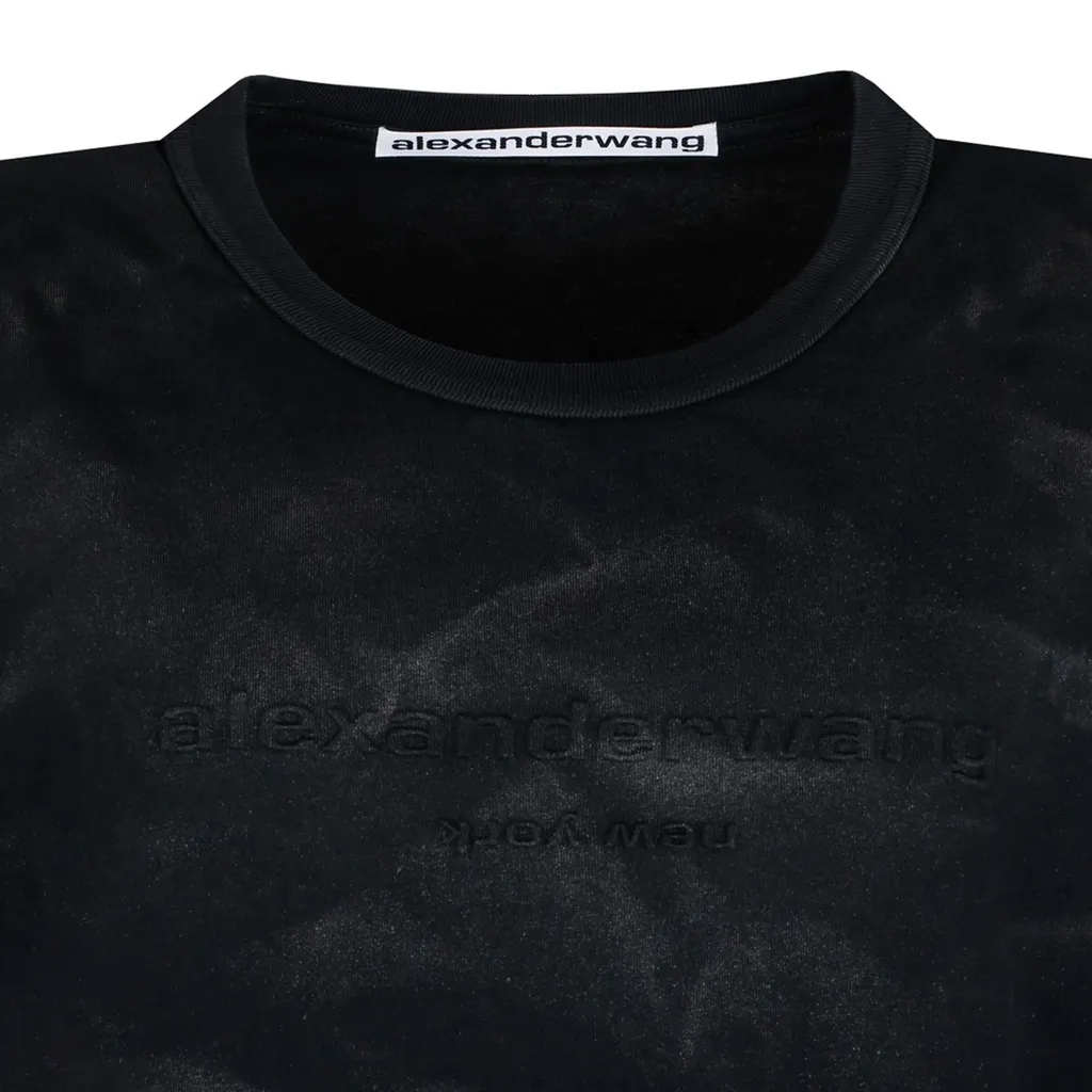 Crease Detailed Long-Sleeve T-Shirt