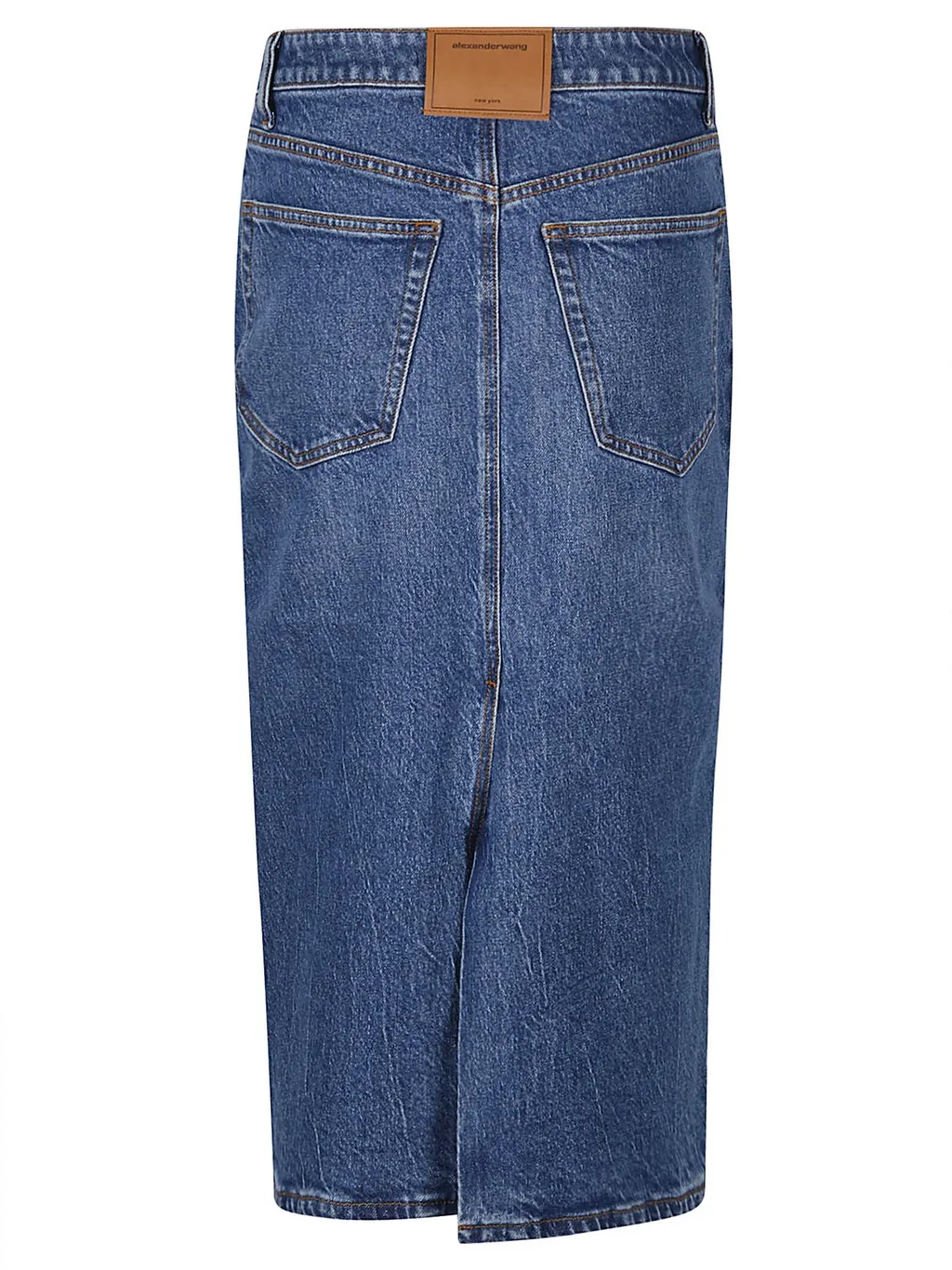 Denim Midi Skirt