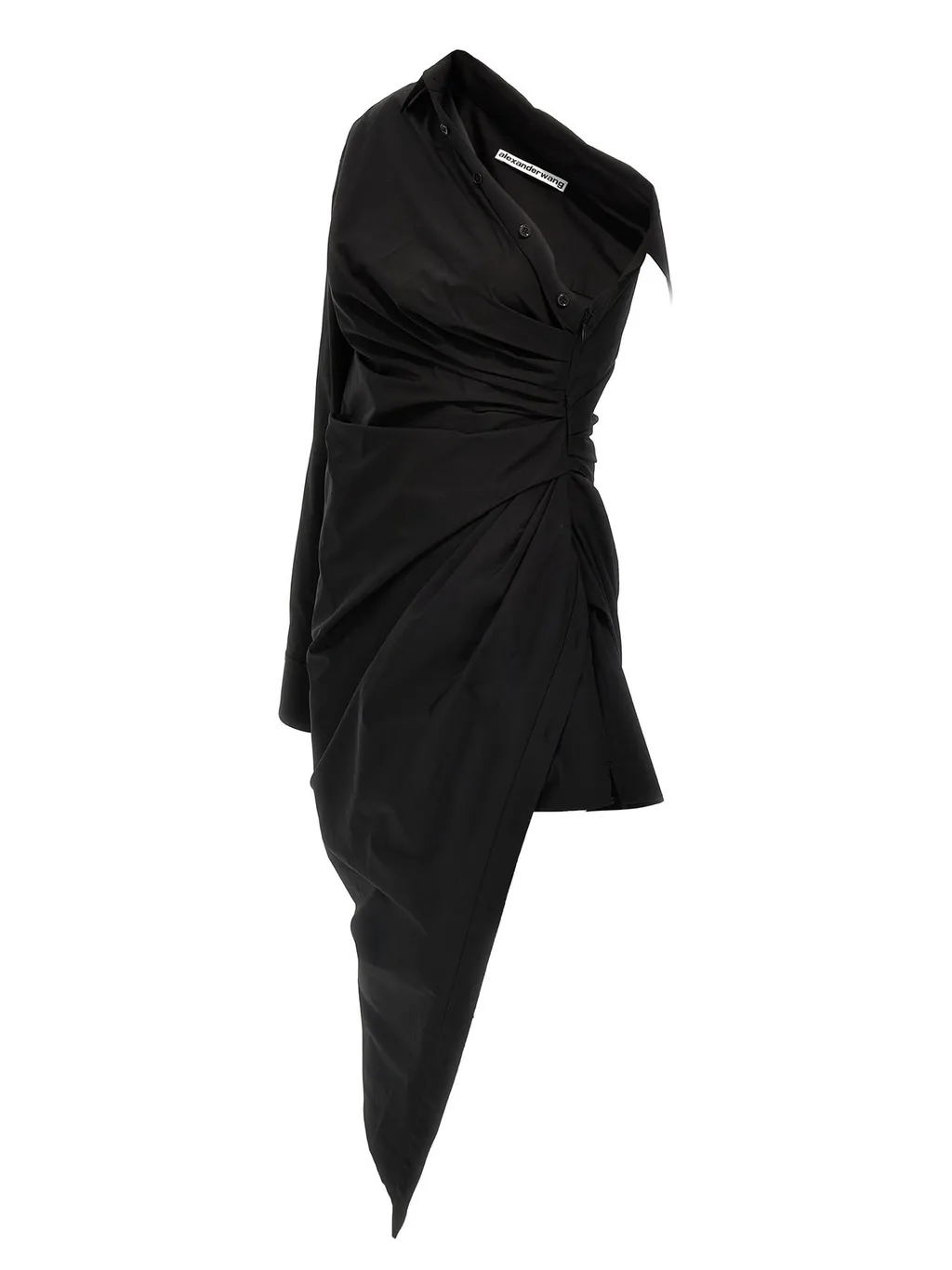 Asymmetric Shirt Dress