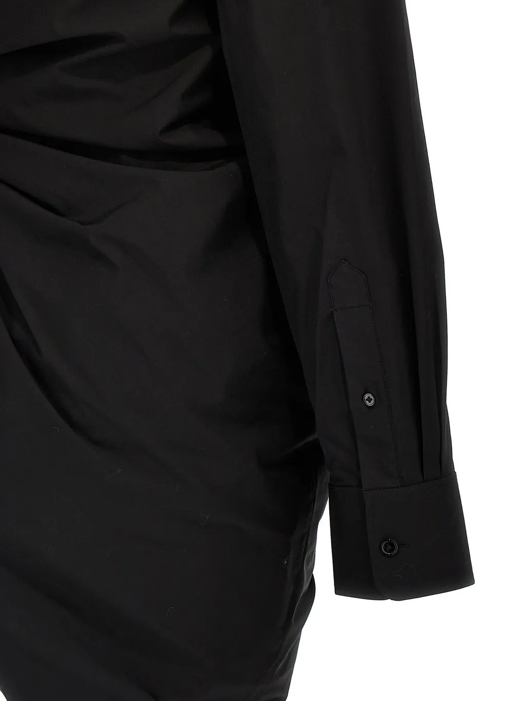 Asymmetric Shirt Dress
