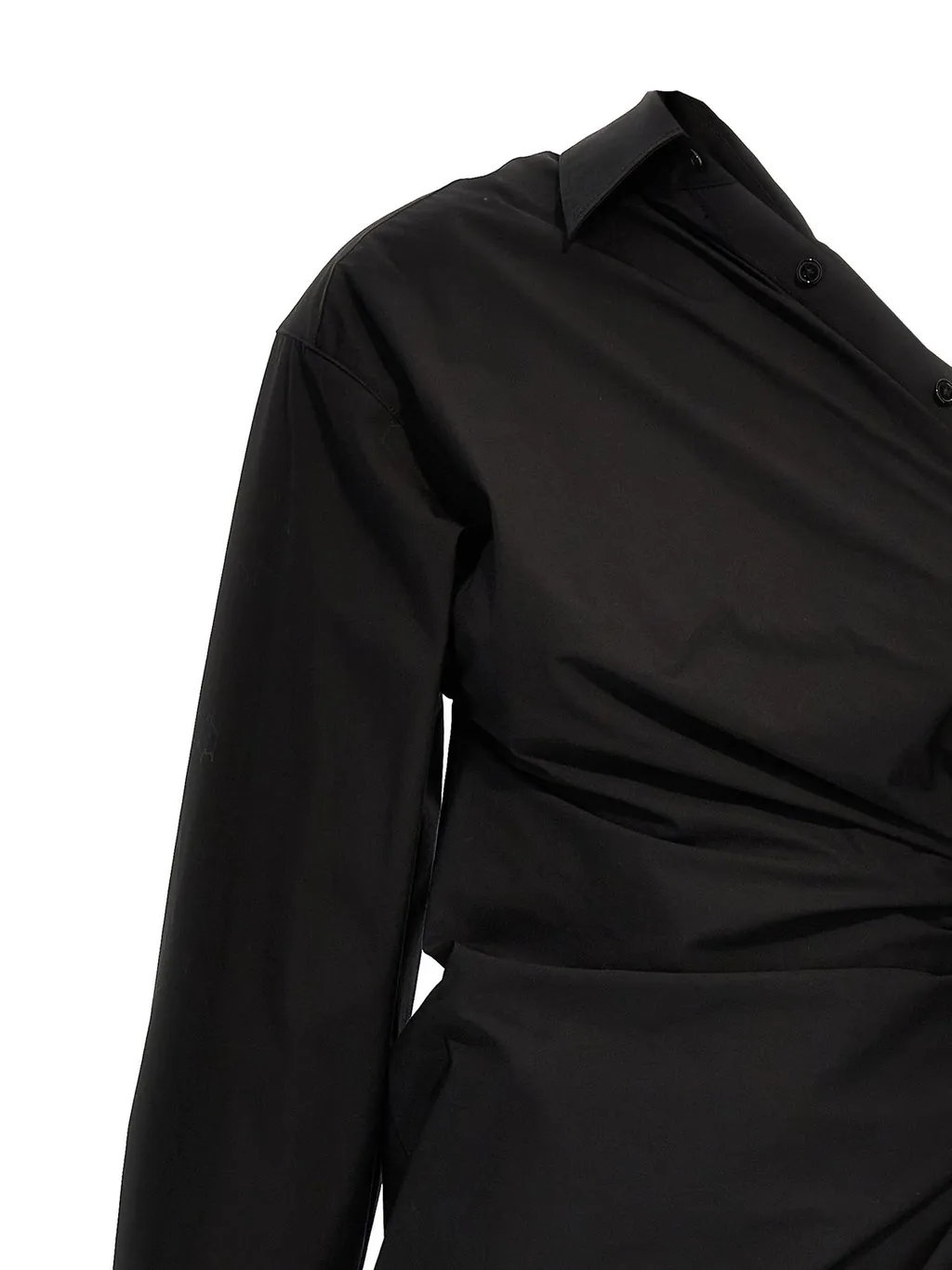 Asymmetric Shirt Dress