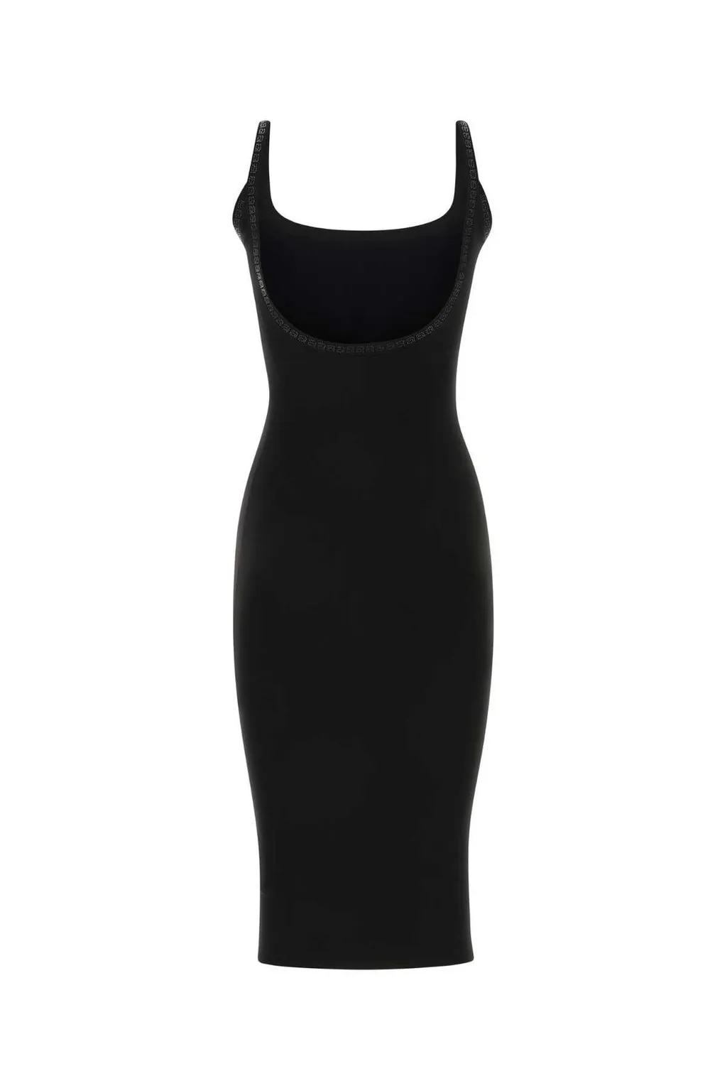 Embellished Scoop Neck Midi Dress