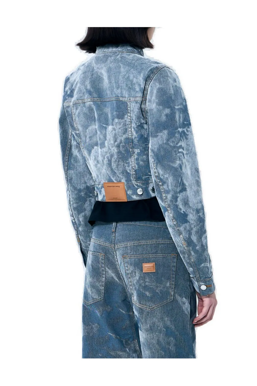 Slim Flocked Trucker Jacket