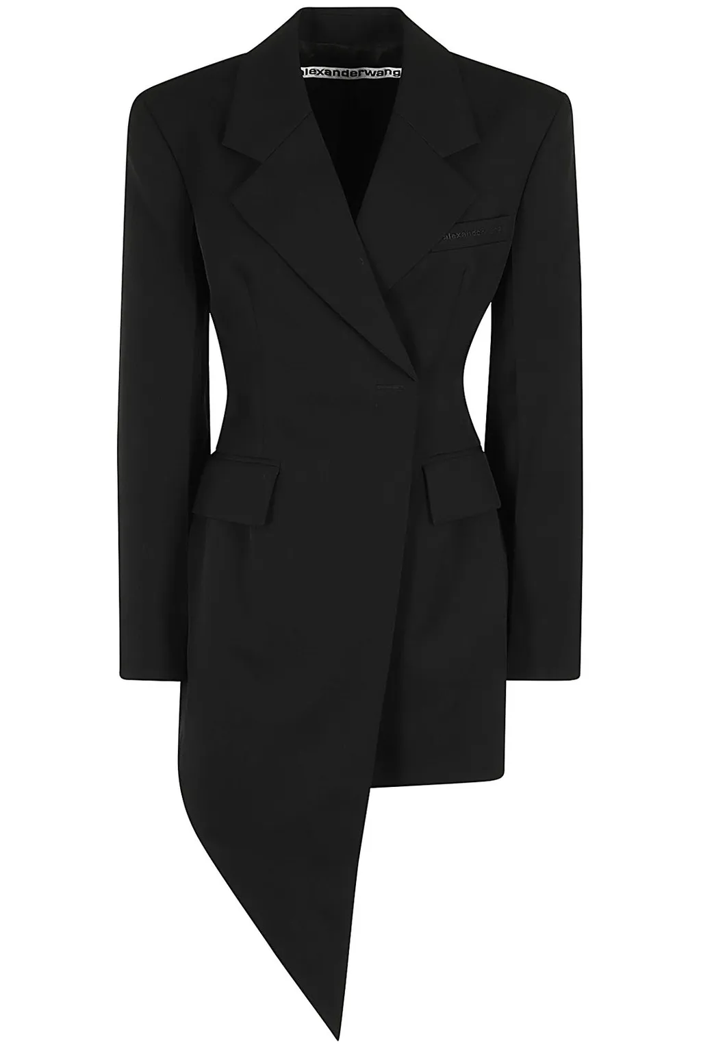 Asymmetric Blazer Mini Dress
