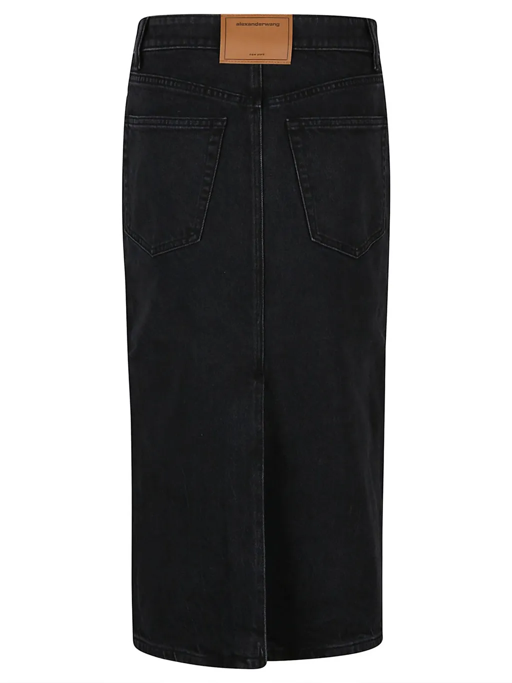 Denim Midi Skirt