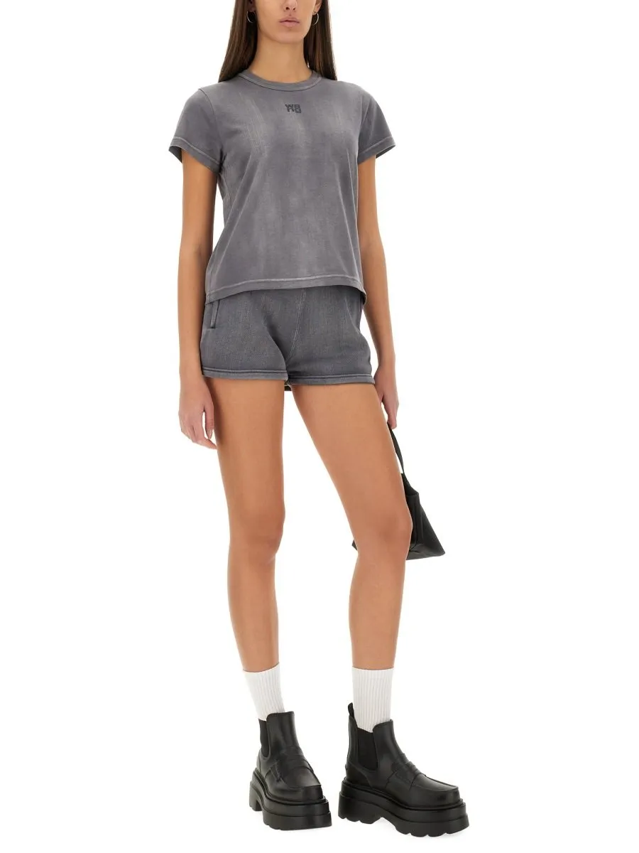 Logo Embossed Track Shorts