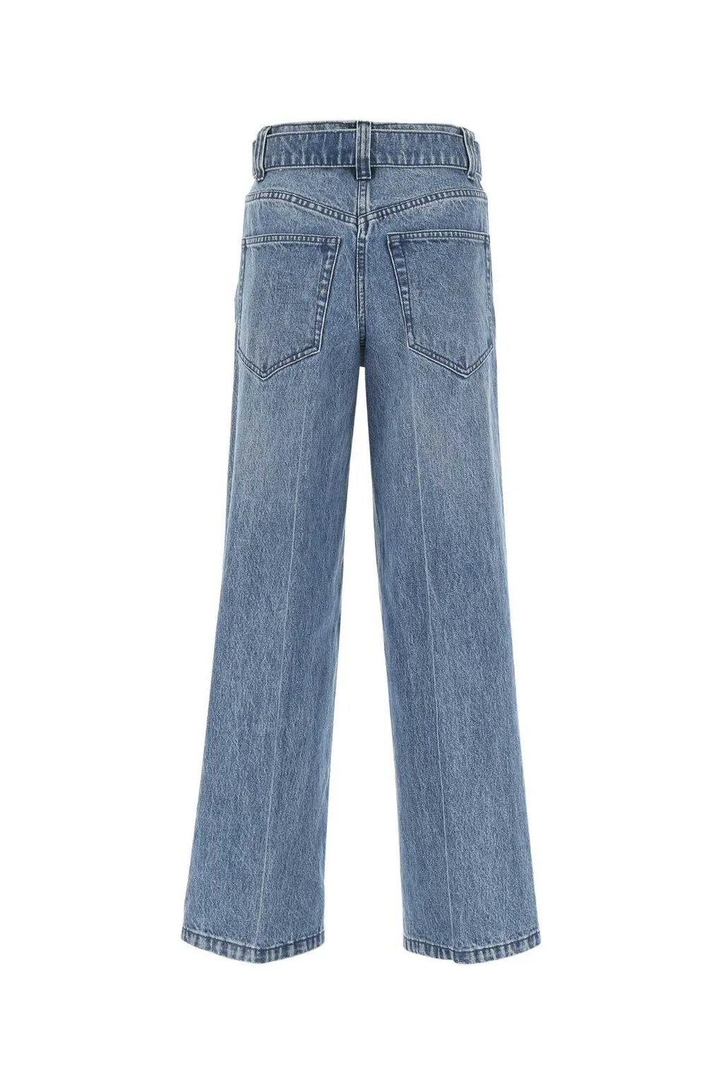 Raver Wide-Leg Belted Jeans