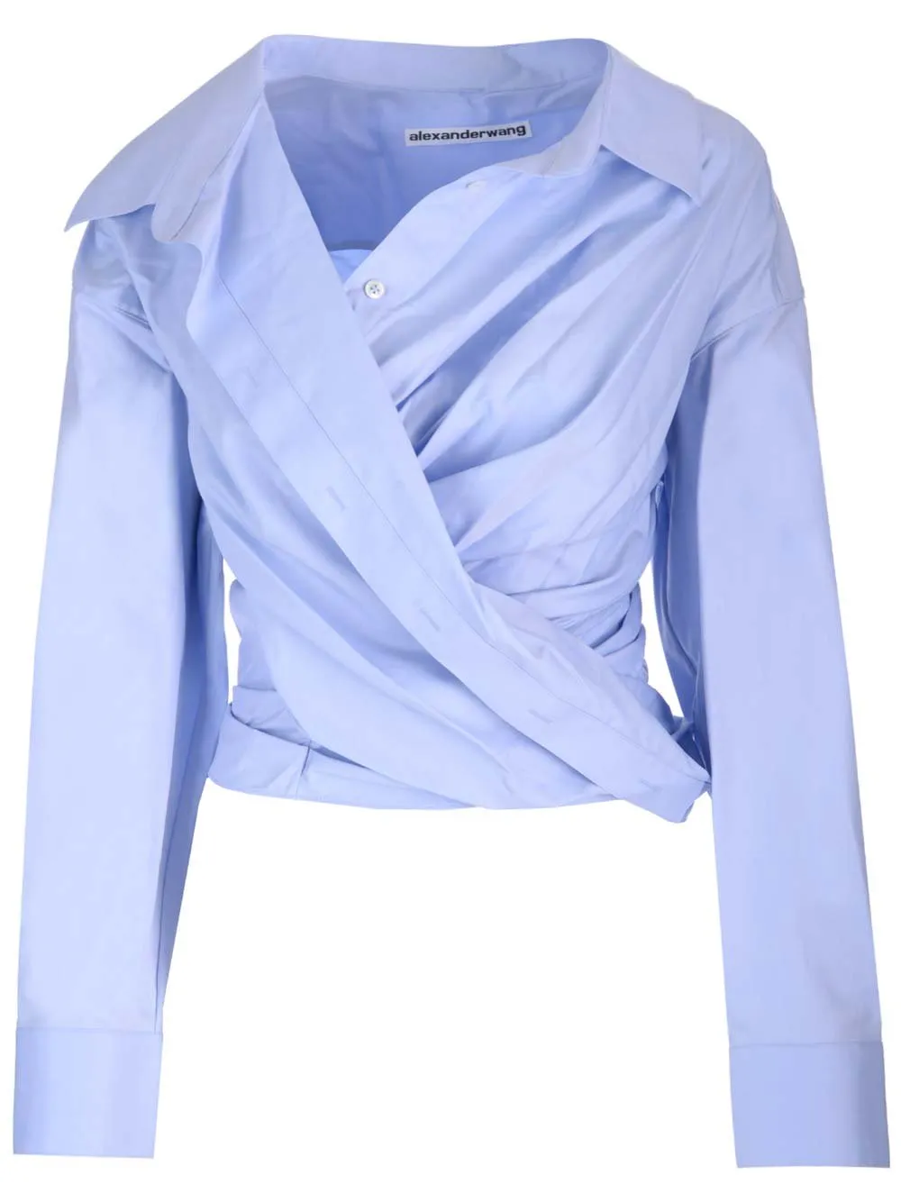 Draped Wrap Shirt