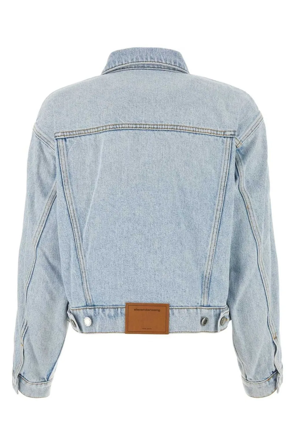 Logo Patch Denim Trucker Jacket