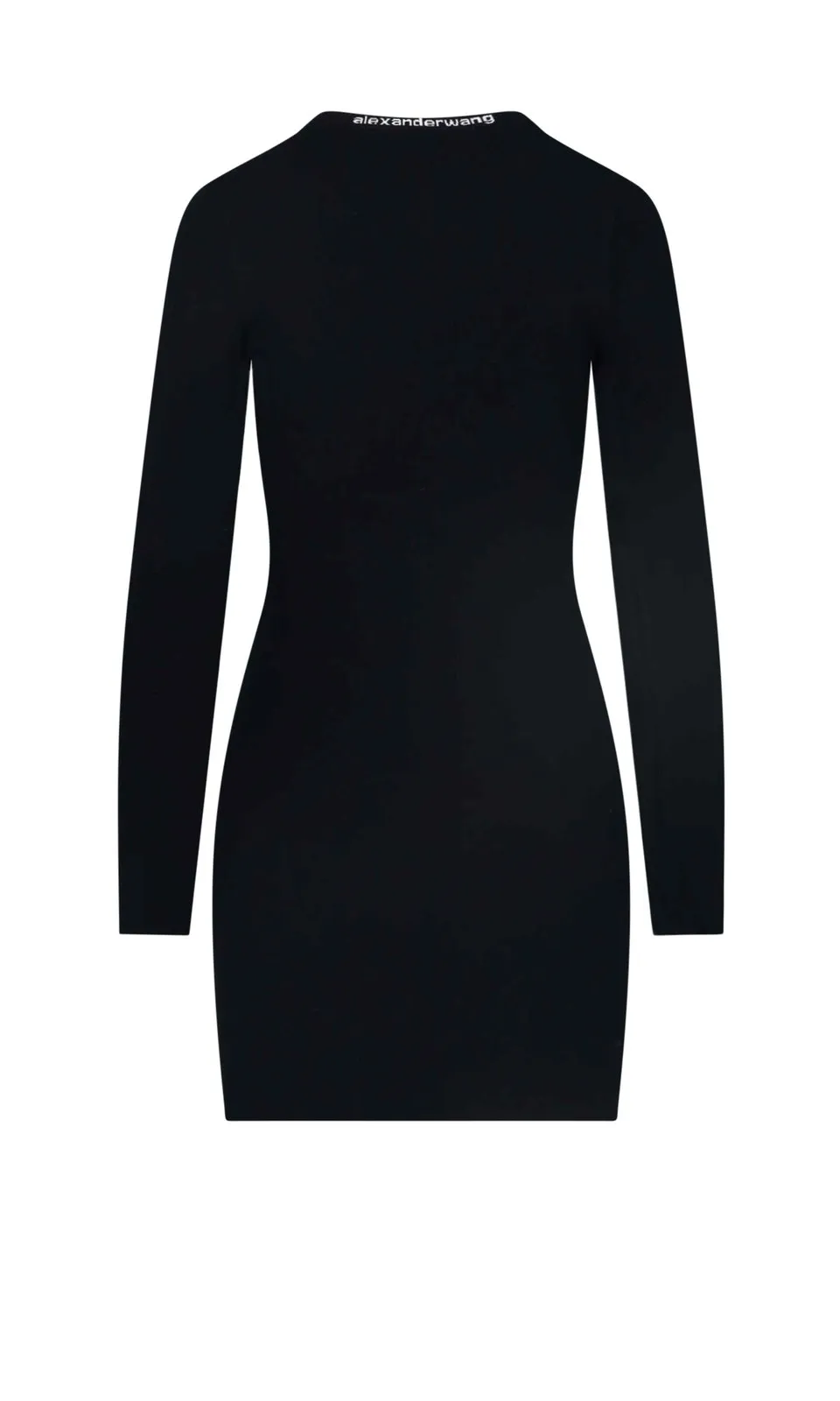 Logo Jacquard Scoop Neck Dress